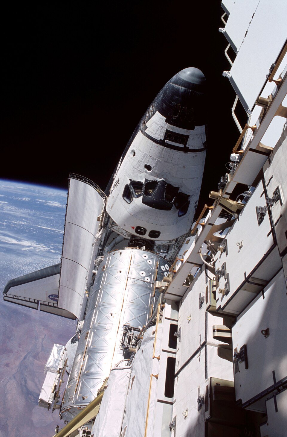 STS-104 launch operations photography