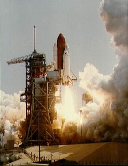 STS-4 launch operations photography