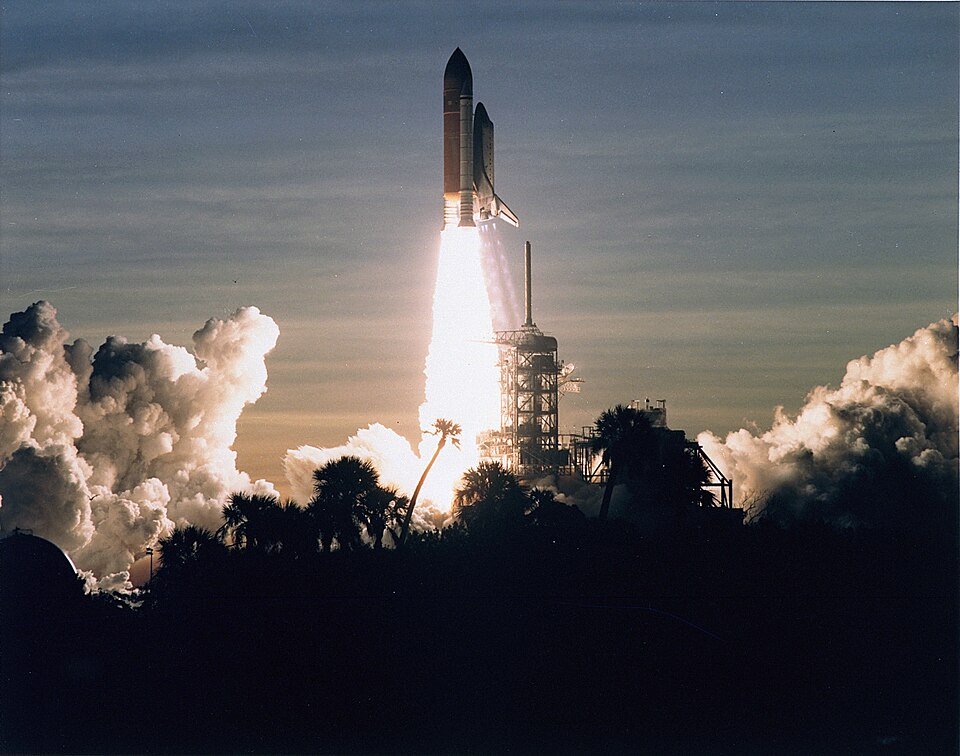 STS-60 launch operations photography