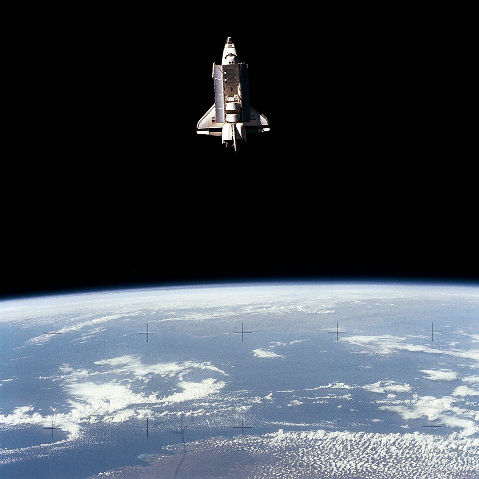STS-7 launch operations photography