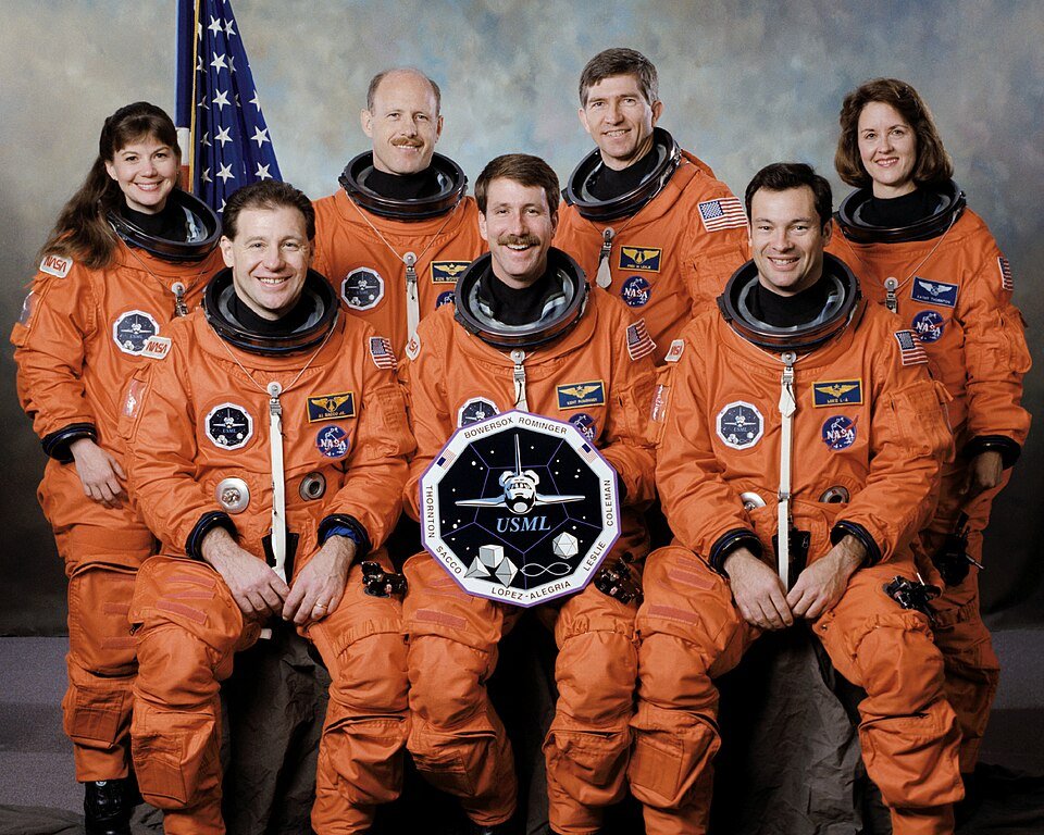 STS-73 launch operations photography