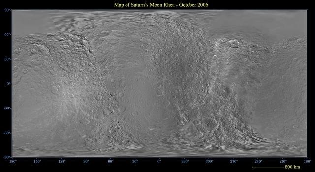 Map of Rhea - December 2006