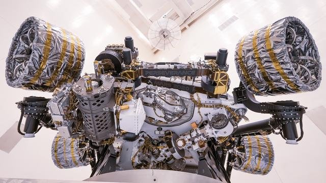 Mars 2020 Perseverance Rover Mass Properties Test