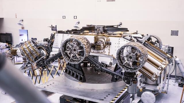 Mars 2020 Perseverance Rover Mass Properties Test