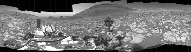 Mars Rover Curiosity Raising Turret