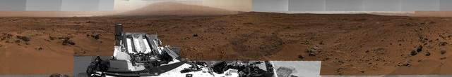 Billion-Pixel View From Curiosity at Rock Nest, White-Balanced