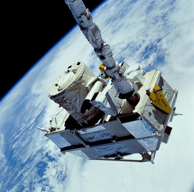 Launch of Space Shuttle Endeavour as it leaps free of Launch Pad